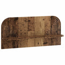 vidaXL Falpolc 2 db Antik Fa 80.5 x 13.5 x 37.5 cm Szerelt Fa
