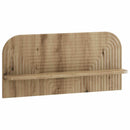 vidaXL Falpolc 2 db Kézműves Tölgy 80.5 x 13.5 x 37.5 cm Szerelt Fa