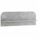 vidaXL Falpolc 2 db Betonszürke 102 x 13,5 x 37,5 cm Szerelt Fa