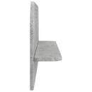 vidaXL Falpolc 2 db Betonszürke 102 x 13,5 x 37,5 cm Szerelt Fa