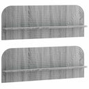 vidaXL Falpolc 2 db Szürke Sonoma 102 x 13.5 x 37.5 cm Szerelt Fa