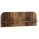 vidaXL Falpolc 2 db Antik Fa 102 x 13,5 x 37,5 cm Szerelt Fa