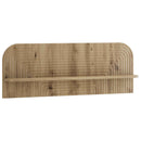 vidaXL Falpolc 2 db Kézműves Tölgy 102 x 13.5 x 37.5 cm Szerelt Fa