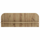 vidaXL Falpolc 2 db Kézműves Tölgy 102 x 13.5 x 37.5 cm Szerelt Fa