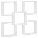 vidaXL Falpolc Fehér 99,5 x 17 x 91 cm Szerelt Fa