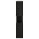 vidaXL Falpolc Fekete 99,5 x 17 x 91 cm Szerelt Fa