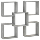 vidaXL Falpolc Betonszürke 99,5 x 17 x 91 cm Szerelt Fa