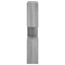 vidaXL Falpolc Szürke Sonoma 99,5 x 17 x 91 cm Szerelt Fa