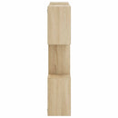 vidaXL Falpolc Sonoma Tölgy 103 x 17 x 80 cm Szerelt Fa