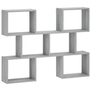 vidaXL Falpolc Szürke Sonoma 103 x 17 x 80 cm Szerelt Fa
