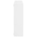 vidaXL Falpolc Fehér 100 x 17 x 60 cm Szerelt Fa