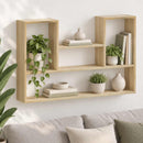 vidaXL Falpolc Sonoma Tölgy 100 x 17 x 60 cm Szerelt Fa