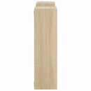vidaXL Falpolc Sonoma Tölgy 100 x 17 x 60 cm Szerelt Fa