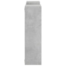 vidaXL Falpolc Betonszürke 100 x 17 x 60 cm Szerelt Fa