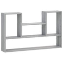 vidaXL Falpolc Szürke Sonoma 100 x 17 x 60 cm Szerelt Fa