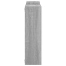 vidaXL Falpolc Szürke Sonoma 100 x 17 x 60 cm Szerelt Fa