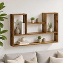 vidaXL Falpolc Antik Fa 100 x 17 x 60 cm Szerelt Fa