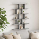 vidaXL Falpolc Szürke Sonoma 70 x 17 x 101 cm Szerelt Fa
