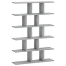 vidaXL Falpolc Szürke Sonoma 70 x 17 x 101 cm Szerelt Fa