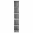 vidaXL Falpolc Szürke Sonoma 70 x 17 x 101 cm Szerelt Fa