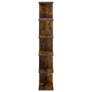 vidaXL Falpolc Füstös Tölgy 70 x 17 x 101 cm Szerelt Fa