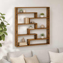 vidaXL Falpolc Antik Fa 103 x 17 x 102 cm Szerelt Fa