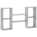 vidaXL Falpolc Betonszürke 102 x 17 x 59 cm Szerelt Fa
