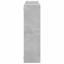 vidaXL Falpolc Betonszürke 102 x 17 x 59 cm Szerelt Fa