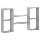 vidaXL Falpolc Szürke Sonoma 102 x 17 x 59 cm Szerelt Fa