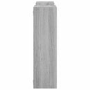 vidaXL Falpolc Szürke Sonoma 102 x 17 x 59 cm Szerelt Fa