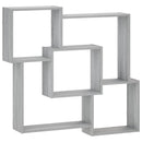 vidaXL Falpolc Szürke Sonoma 98 x 17 x 91 cm Szerelt Fa