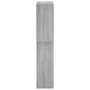 vidaXL Falpolc Szürke Sonoma 98 x 17 x 91 cm Szerelt Fa