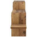 vidaXL Falpolc Antik Fa 95 x 17 x 37 cm Szerelt Fa