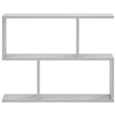 vidaXL Falpolc Betonszürke 72 x 17 x 55.5 cm Szerelt Fa