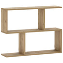 vidaXL Falpolc Kézműves Tölgy 72 x 17 x 55,5 cm Szerelt Fa