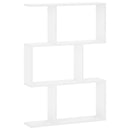 vidaXL Falpolc Fehér 72 x 17 x 105 cm Szerelt Fa