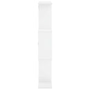 vidaXL Falpolc Fehér 72 x 17 x 105 cm Szerelt Fa