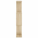 vidaXL Falpolc Sonoma Tölgy 72 x 17 x 105 cm Szerelt Fa