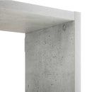 vidaXL Falpolc Betonszürke 72 x 17 x 105 cm Szerelt Fa