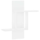 vidaXL Falpolc Fehér 59 x 17 x 63 cm Szerelt Fa
