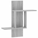 vidaXL Falpolc Szürke Sonoma 59 x 17 x 63 cm Szerelt Fa