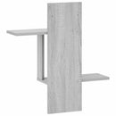 vidaXL Falpolc Szürke Sonoma 59 x 17 x 63 cm Szerelt Fa
