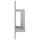 vidaXL Falpolc Szürke Sonoma 59 x 17 x 63 cm Szerelt Fa