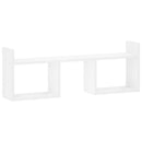 vidaXL Falpolc Fehér 90 x 17 x 32 cm Szerelt Fa