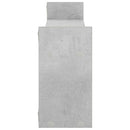 vidaXL Falpolc Betonszürke 90 x 17 x 32 cm Szerelt Fa