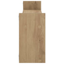 vidaXL Falpolc Kézműves Tölgy 90 x 17 x 32 cm Szerelt Fa