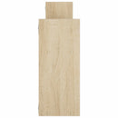 vidaXL Falpolc Sonoma Tölgy 97.5 x 17 x 40 cm Szerelt Fa