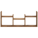 vidaXL Falpolc Antik Fa 97.5 x 17 x 40 cm Szerelt Fa
