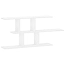 vidaXL Falpolc Fehér 100 x 17 x 45,5 cm Szerelt Fa