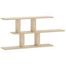 vidaXL Falpolc Sonoma Tölgy 100 x 17 x 45,5 cm Szerelt Fa